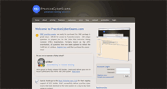 Desktop Screenshot of practicecyberexams.com